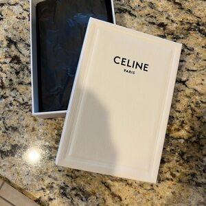 Celine Black and White Wallet Box With Bag